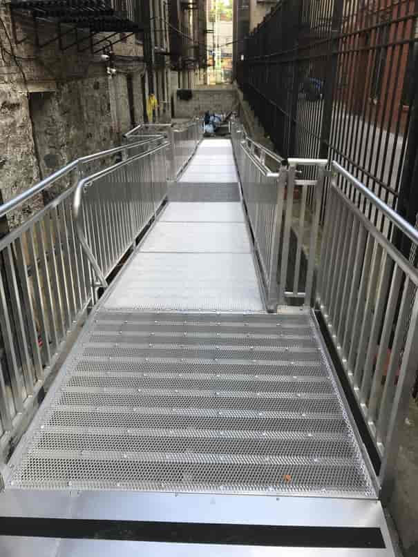 commercial wheelchair ramp job in ny